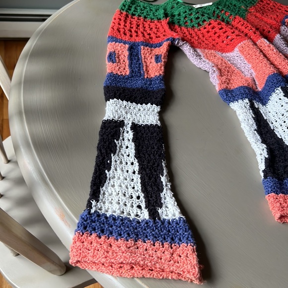 Free People knit print pullover sweater - Picture 4 of 6